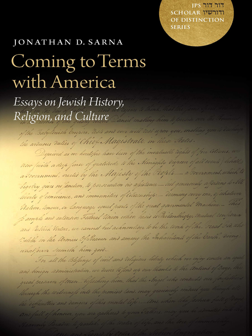 Title details for Coming to Terms with America by Jonathan D. Sarna - Available
